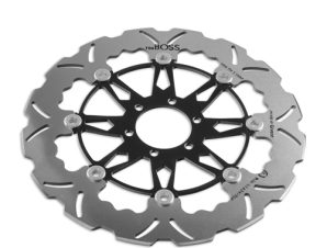 Tsuboss Front Brake Disc compatible with Ducati SS Supersport 750 (91-02) STX01D Wave2Open Front Brake Disc (Tsuboss – DUC-SS750-FDW)