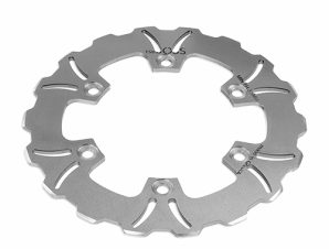 Tsuboss Rear Brake Disc compatible with Kawasaki ZX 600 Ninja R (88-90) KW02R Rear Brake Disc (Tsuboss – TBS-KAW-1726 Wave Brake Disc)